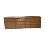 XXL golden oak craft furniture from the 50s