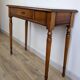 Console in cherry wood with turned legs and drawer – classic charm