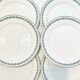 6 plates Sarreguemines Nobilis decoration crown