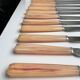 Set of 12 horn knives 50s-60s
