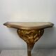 Console murale dorée de style baroque