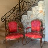 Paire de fauteuils époque Louis XVI