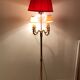 Vintage Louis XV style bronze tripod lamp