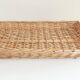 French Provence Large Wicker Basket Tray, Handwoven in France, Late 20th-C