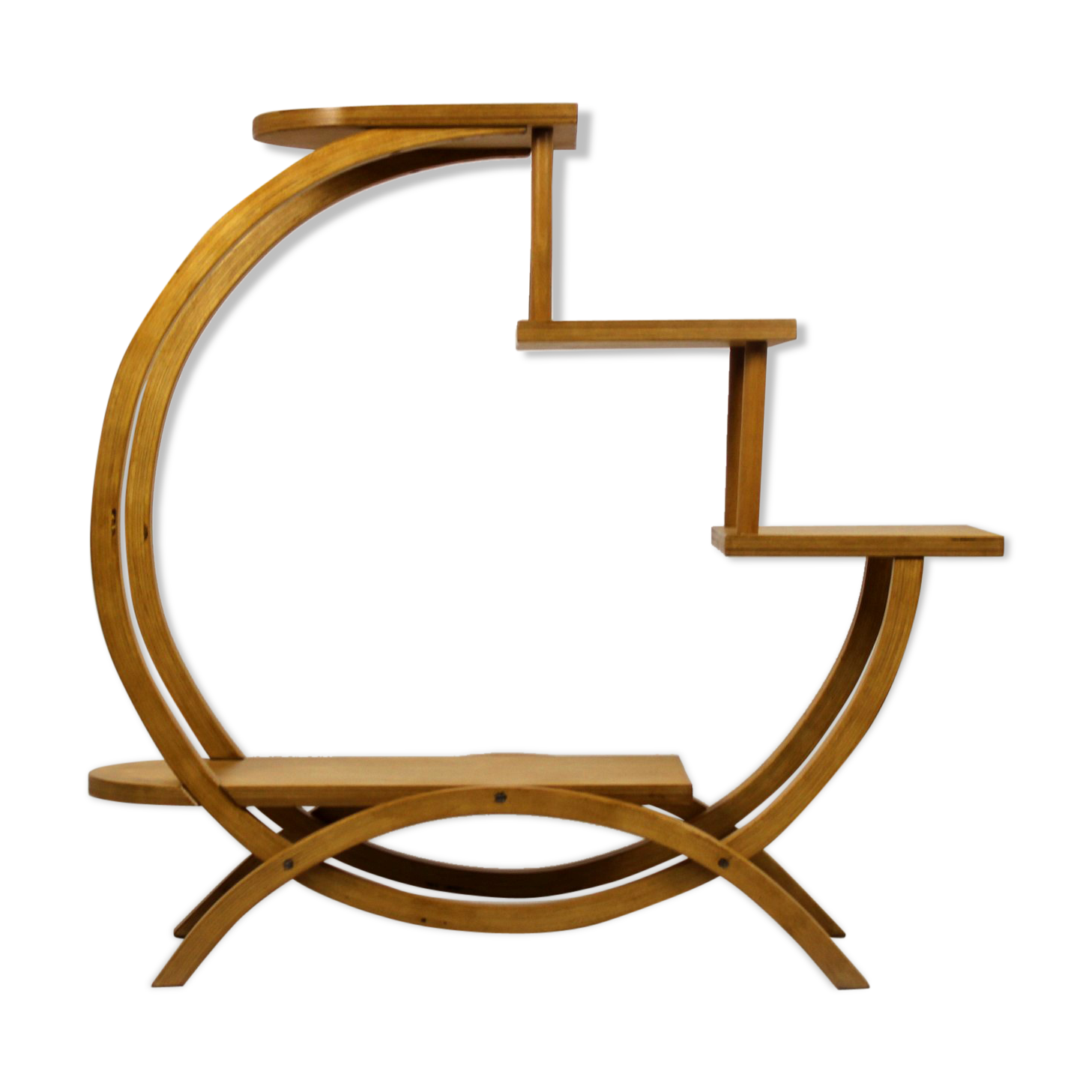 Bent Plywood Flower Stand or Etagere, 1960s