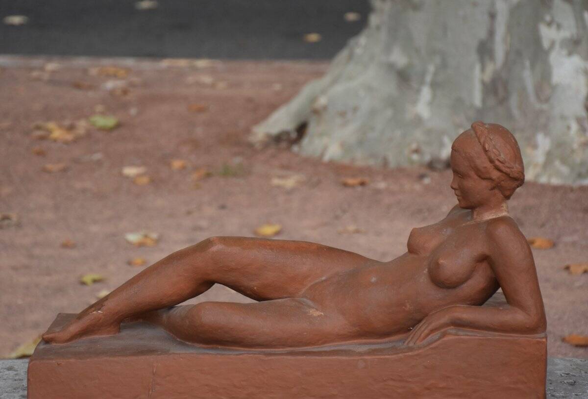 Jacqueline Sartorio, known as Sarto, Nude Woman Reclining (circa 1950)