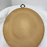 Old oval shaped wooden frame