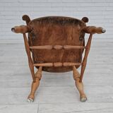 1950s, Scandinavian design, wood armchair, ash wood, oak wood.