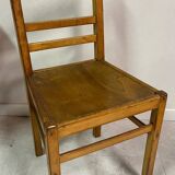 Pair of Elf wooden bistro chairs 1960