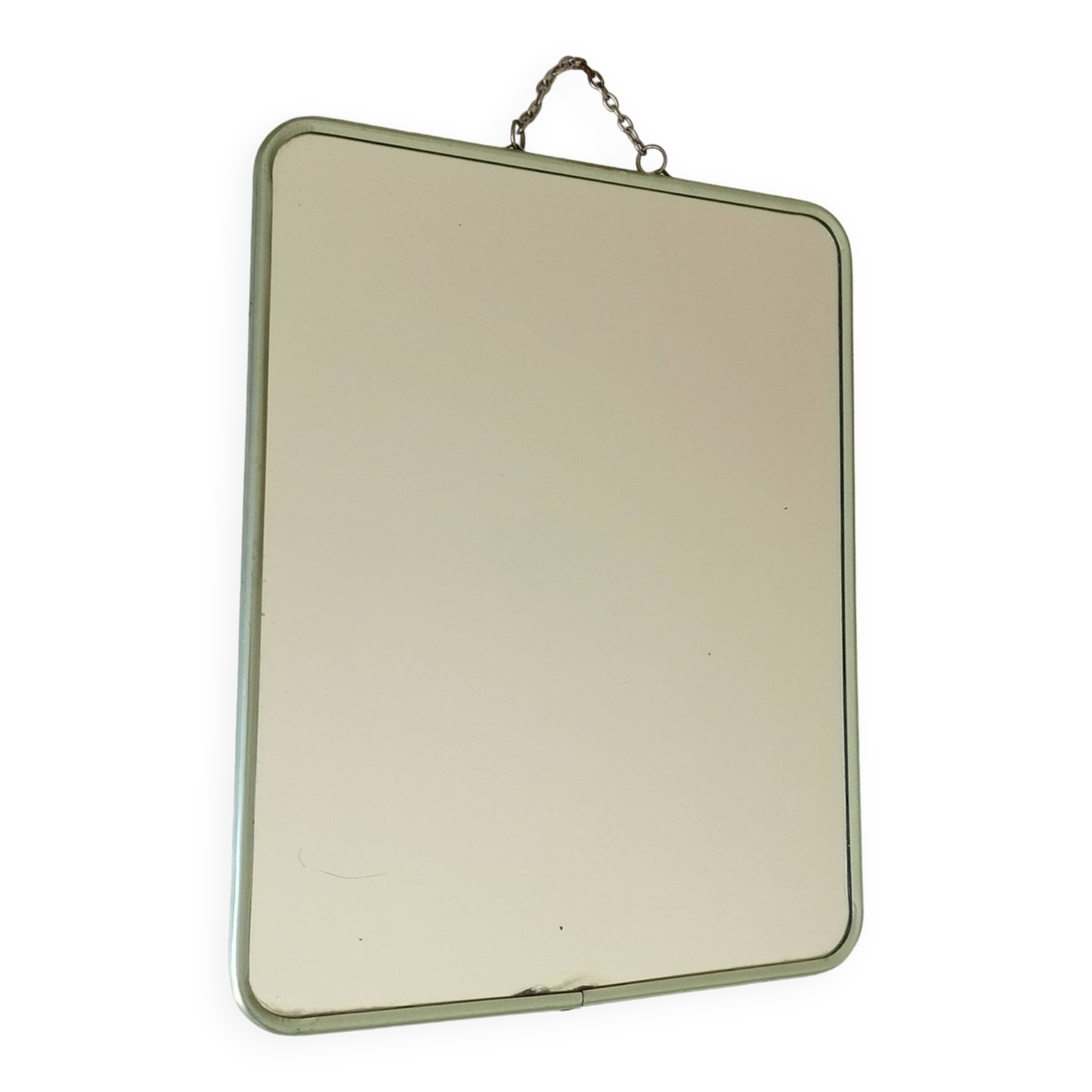 Vintage barber mirror from the 1950s