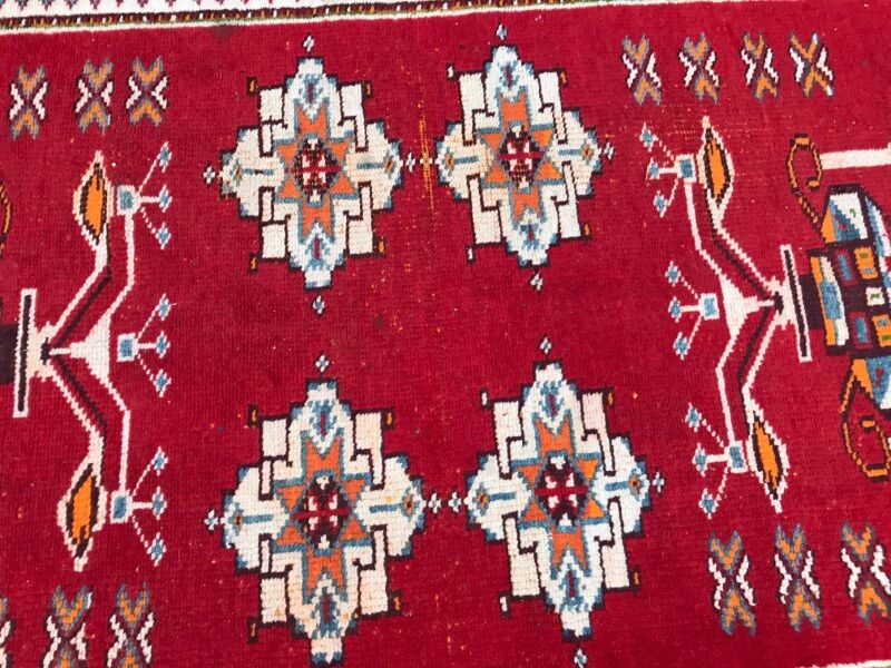 Berber former Moroccan done hand 126 X 210 CM