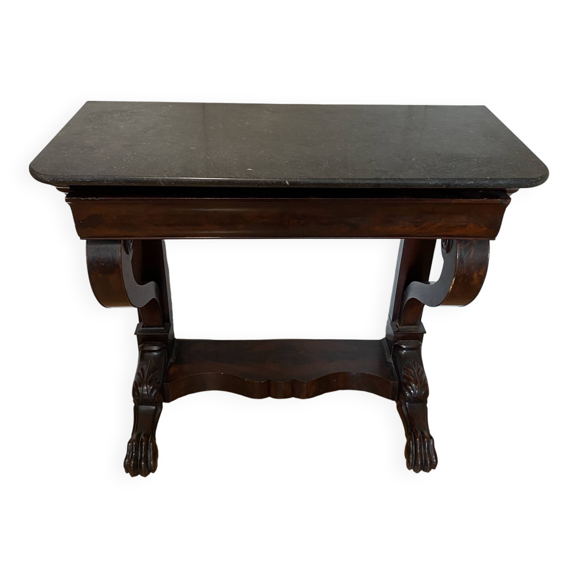 Early 19th century mahogany console