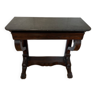 Mahogany console early 19th century