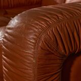 Fauteuil en cuir années 1970