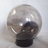 Delmas globe “smoked” wall lamp