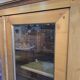 Vitrine / bibliothèque vintage bois et verre