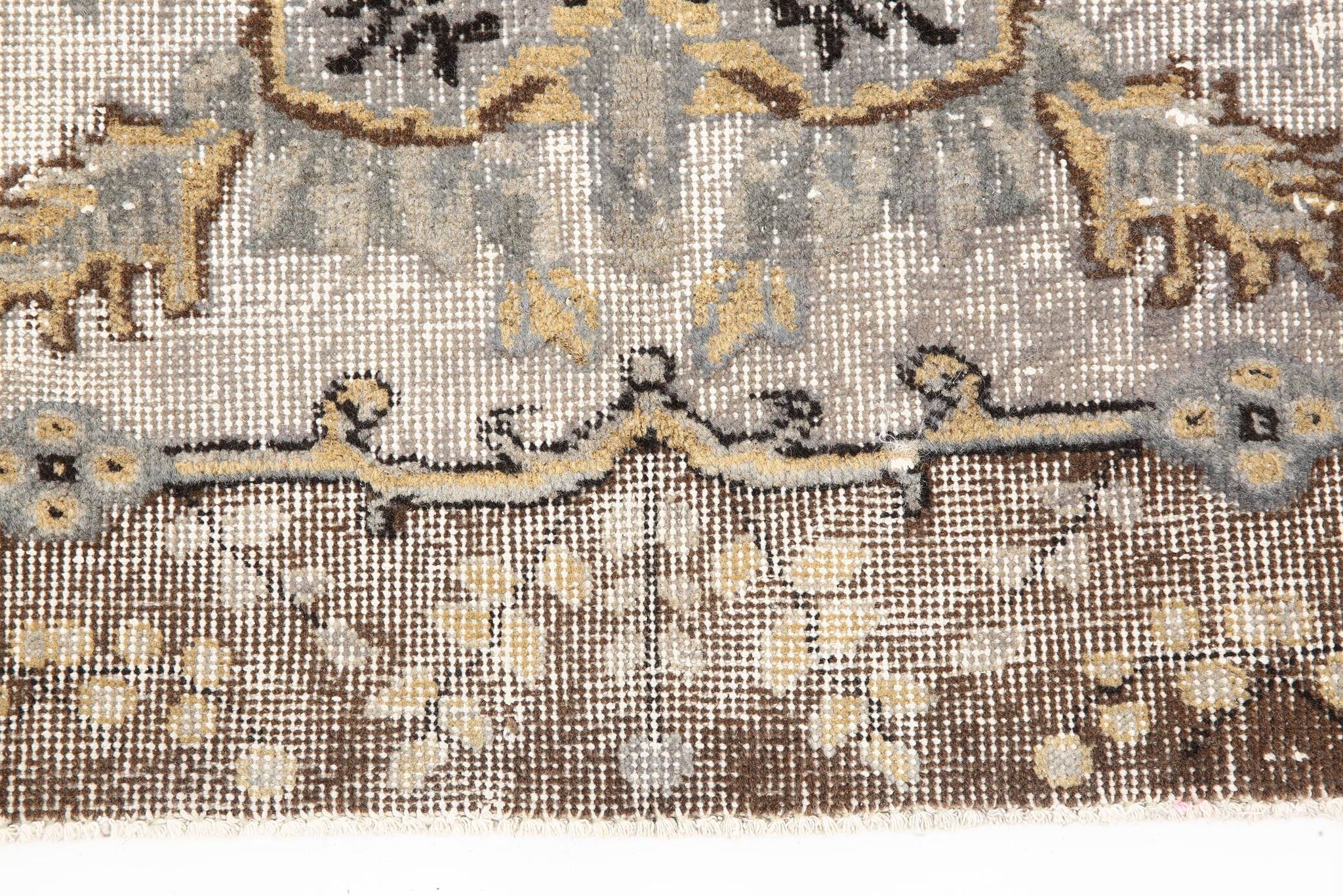 7x10 Rug For Living Room Classic Vintage Turkish Rug, 201x324Cm SK 1871