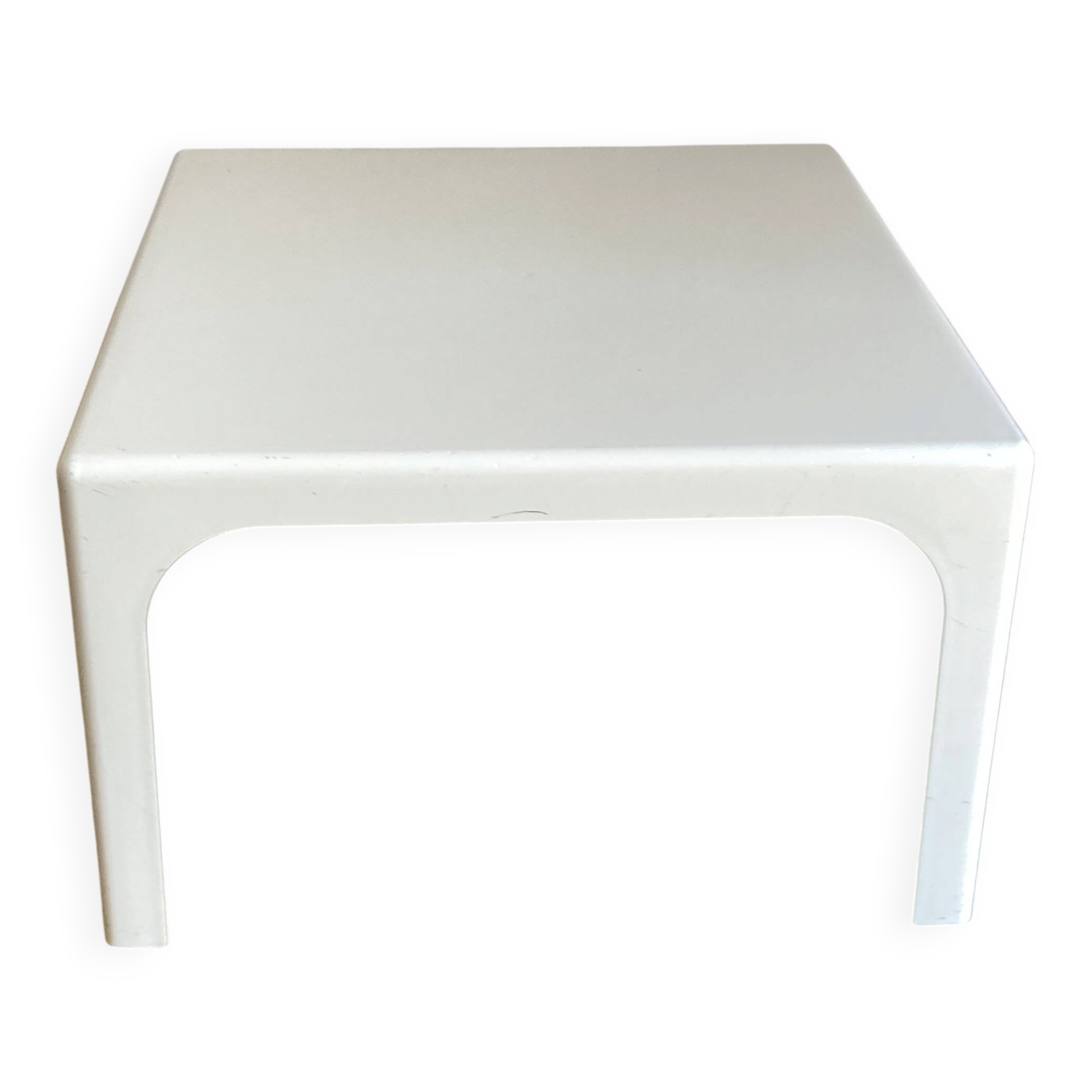 Space age coffee table Flair for Prisunic 1970 white
