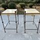 Pair of Provencal style bedside table