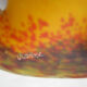 Tulip marmorean glass paste, two-tone, art deco, signed vianne, 2 available