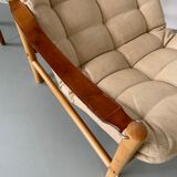 Safari chair & ottoman by Bror Boije for Dux