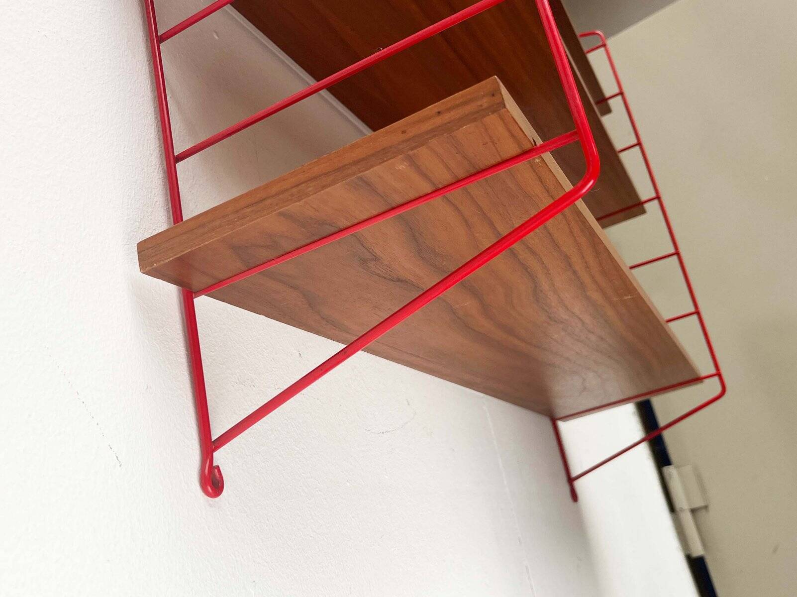Teak Shelf Modern Mid-Century Cordon Rouge Style, 1960s