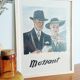 Vintage poster 30s - advertising print