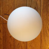 Frosted opaline mushroom lamp