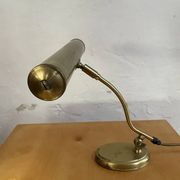 Pfäffle brass table lamp, mid-century modern design, Germany, 1960s