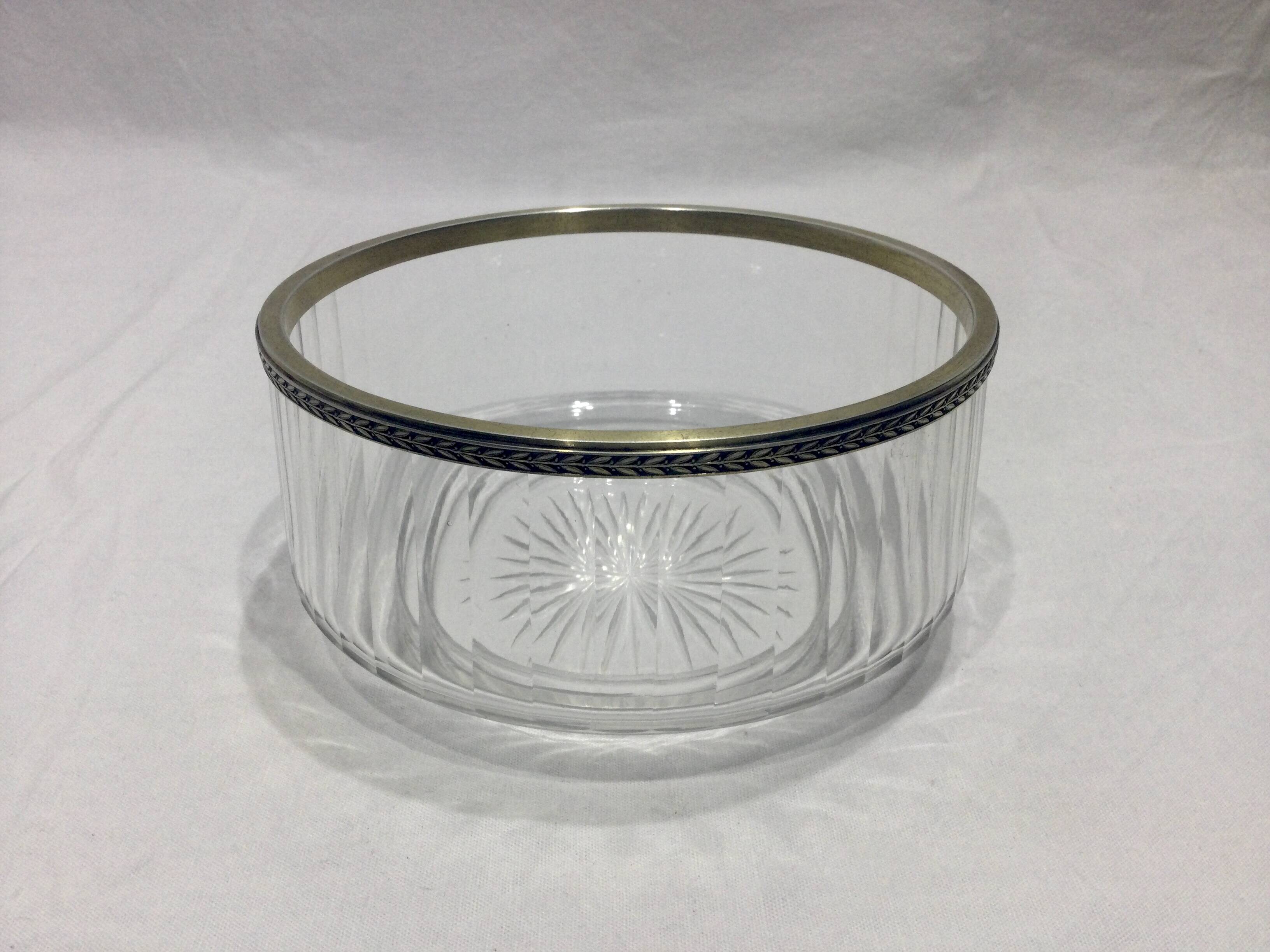 Robert Linzeler - Crystal Bowl and Vermeil