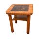 Table basse carrée art déco, Allemagne années 1950.