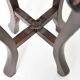 Chinese harness in richly carved wood and marble top