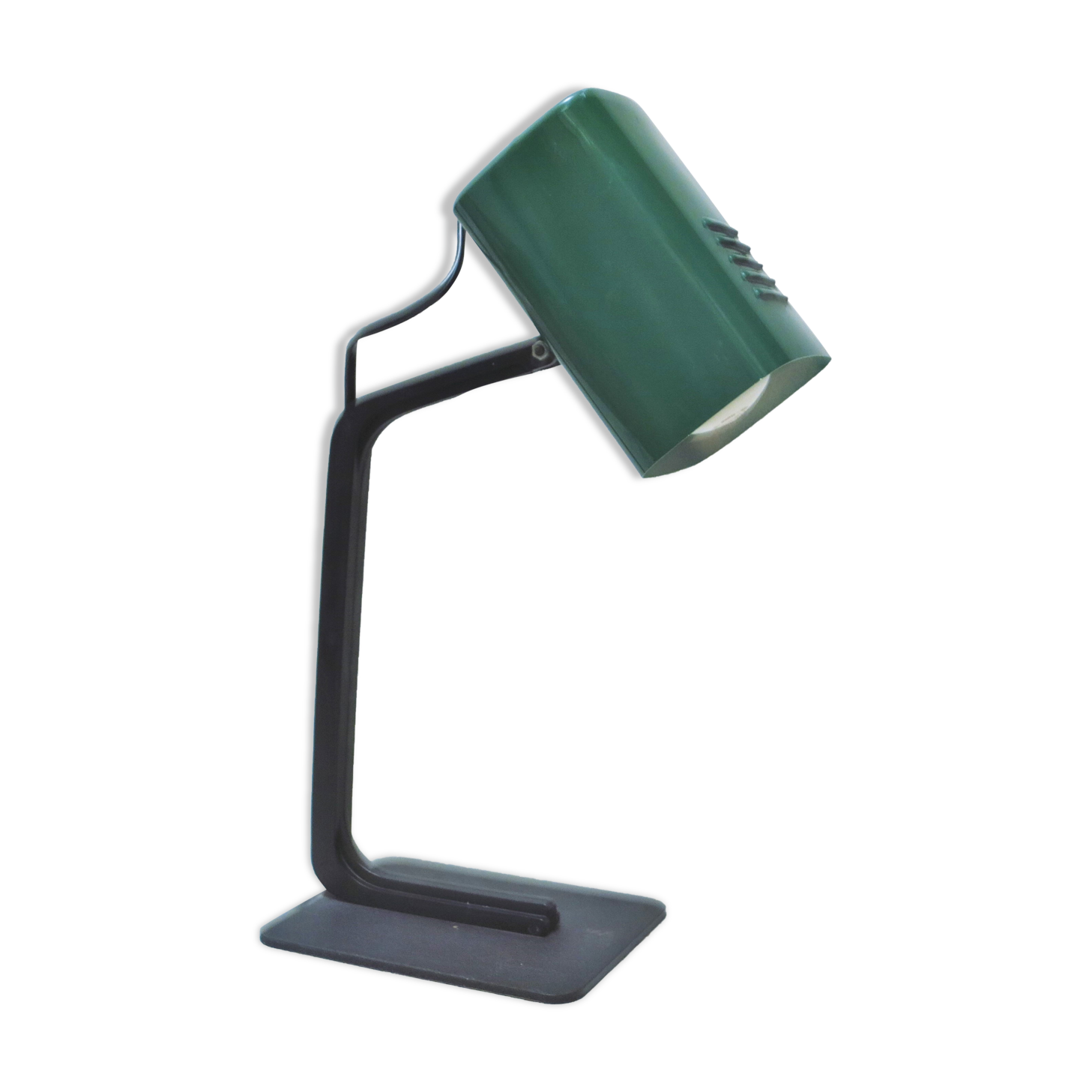 70s green reading lamp