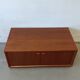 Low teak chest