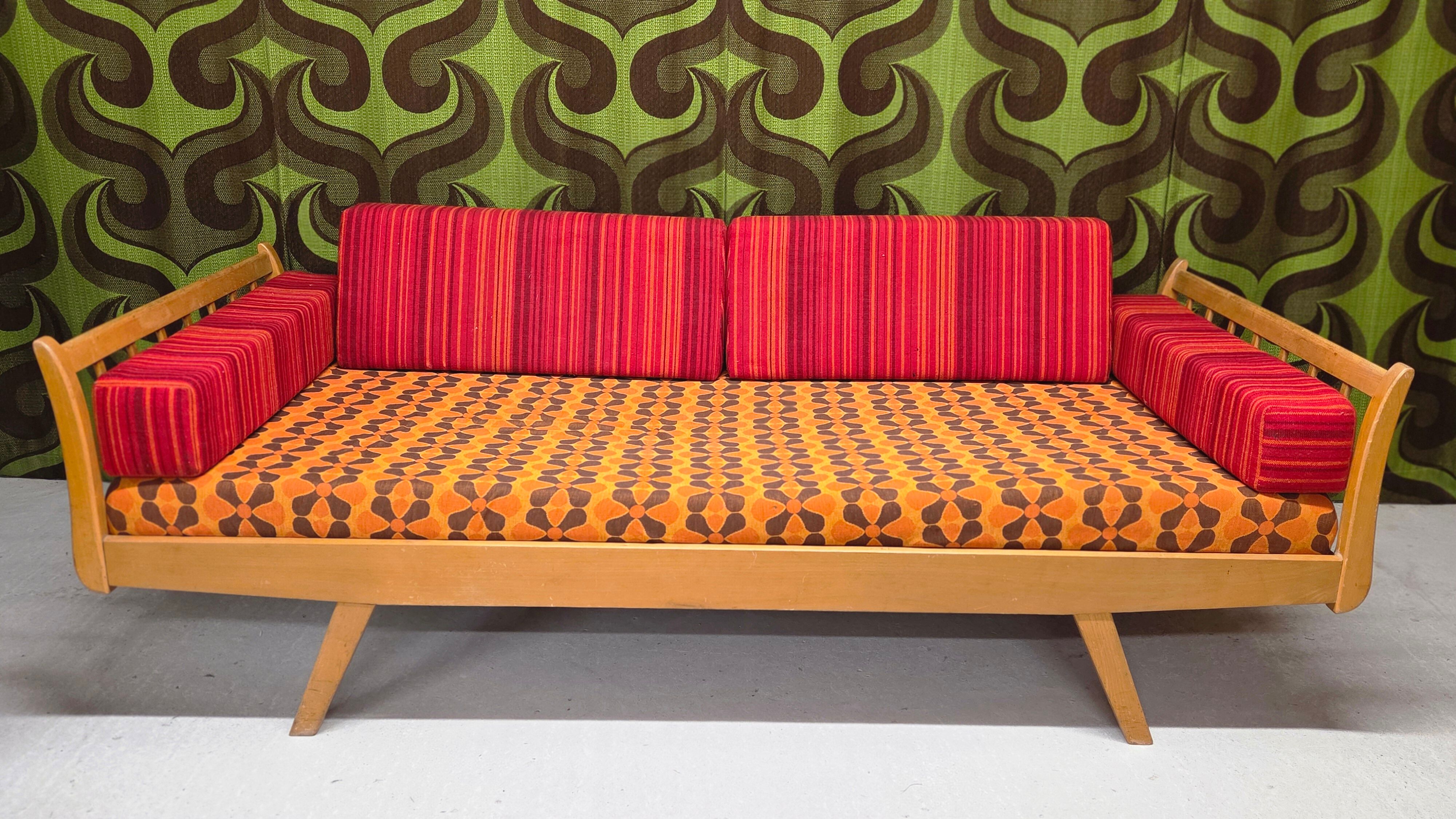 Daybed méridienne vintage 1970
