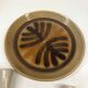 Set of 3 ceramic caquelon dishes from Pornic, Palmyre decor