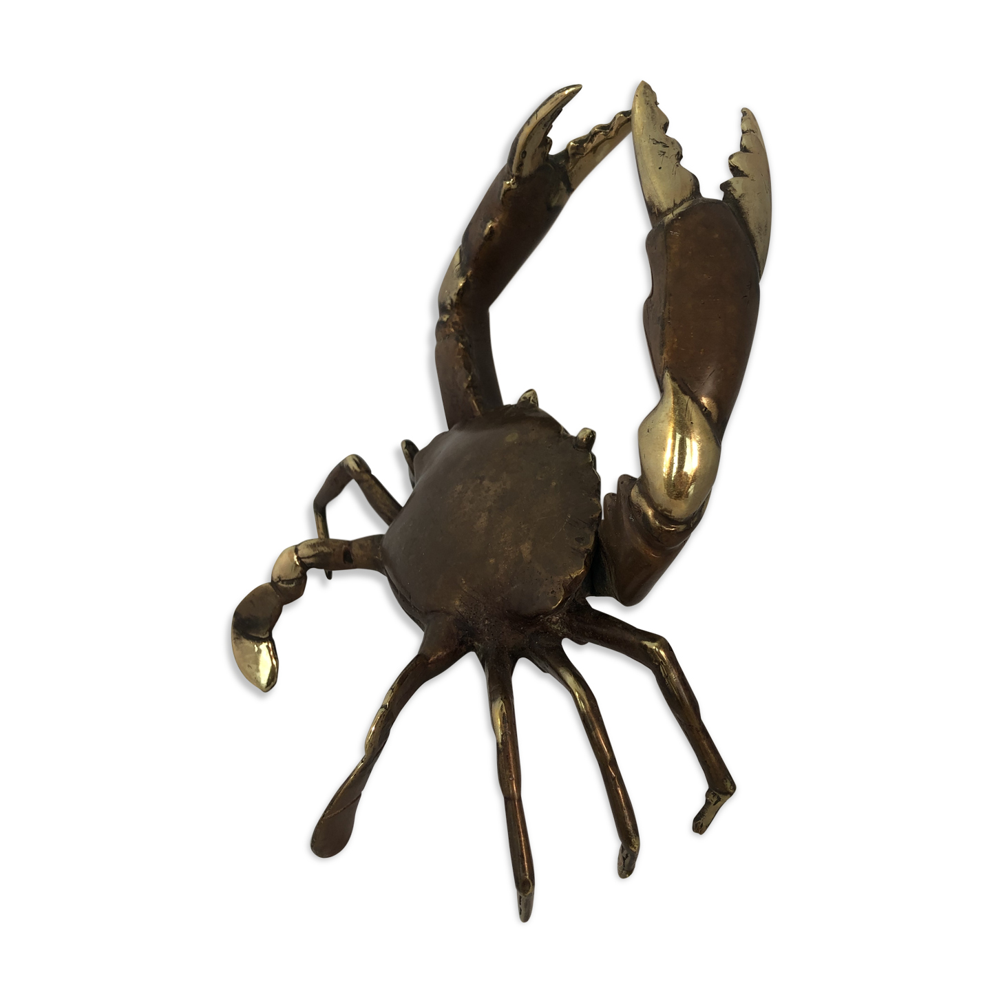 Crabe en laiton
