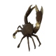 Crabe en laiton
