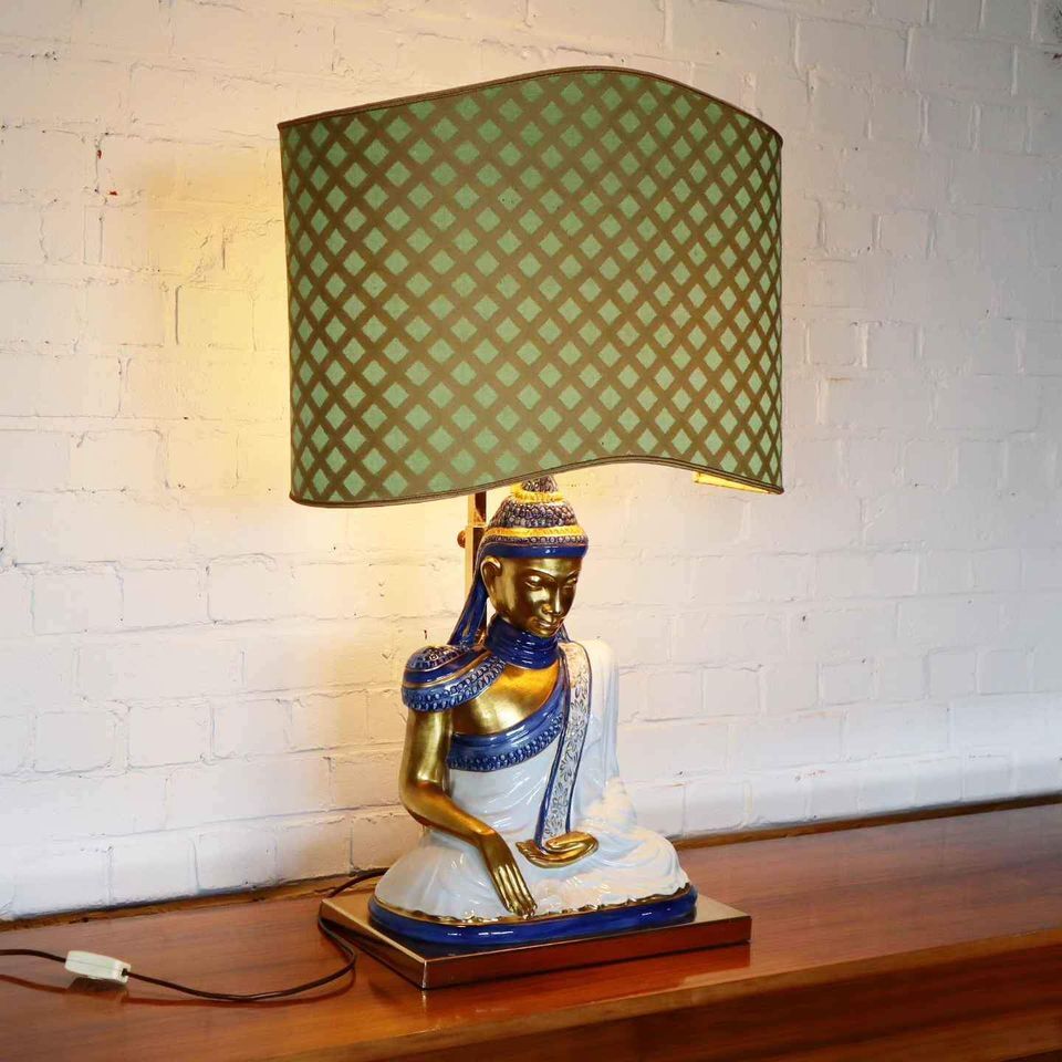 Italian lamp by Societa Porcellane Artistiche Firenze, 1970's.
