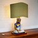 Lampe italienne par Societa Porcellane Artistiche Firenze, années 1970.