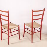 4 chaises de salle à manger Chiavari Spinetto, années 1970, Italie