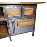 Industrial kitchen island, 1970s