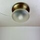 Brass & Murano Glass Ceiling Lamp, Italy, 1960s