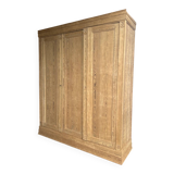 Armoire XXL en pitchpin massif - style Louis Philippe clair