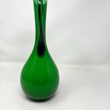 Vase vert gazon en opaline Empoli