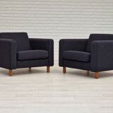 1970s, Danish design by H.J. Wegner, reupholstered armchair, model GE300.