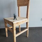 vintage wooden chair, 50s