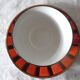 Tasse et soucoupe sarreguemine