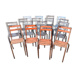 14 metal bistro chairs