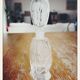 Pair of antique frosted crystal perfume bottles – Signed Charet